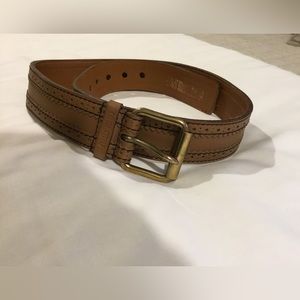 Miu Miu small leather belt tan brown